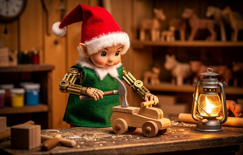Que se passe-t-il à l'intérieur d'un automate de Noël ?