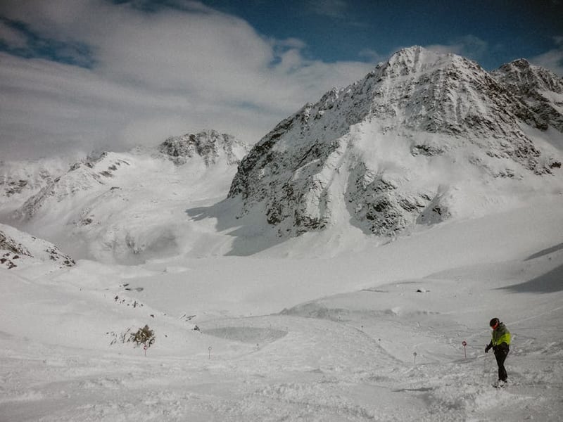 Père Noël en Ski - Sujet Décoratif Original